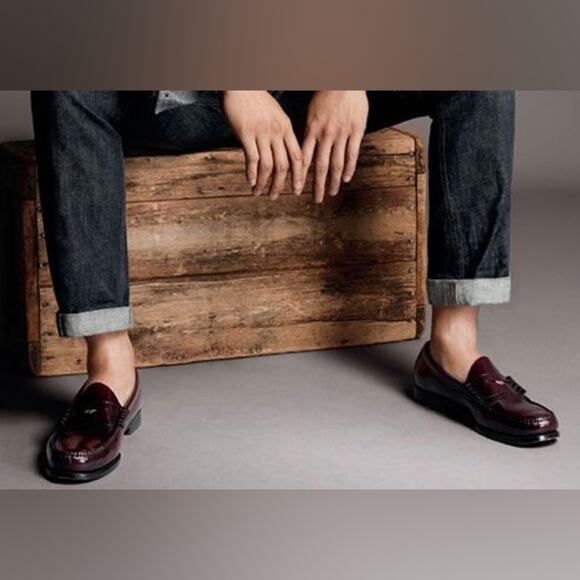G.H. Bass Weejuns Logan leather loafers 11.5 NEW READ main image 5
